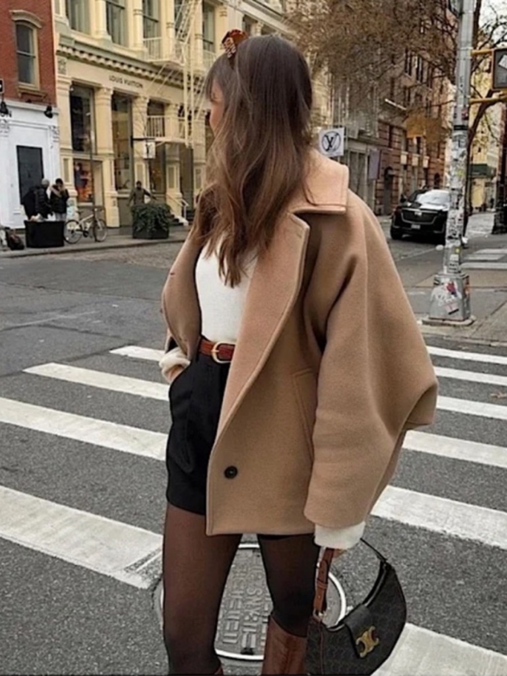 Zara Camel Coat Jacket - Picture 3 of 15